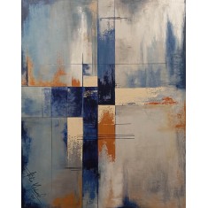 Aisha Mahmood, 30 x 40 Inch, Acrylic on Canvas, Abstract Painting, AC-AIMD-115